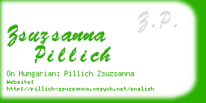 zsuzsanna pillich business card